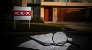 Fraudes imobiliárias no Brasil - documentos falsos e chaves de casa representando golpes mais comuns no mercado imobiliário brasileiro
