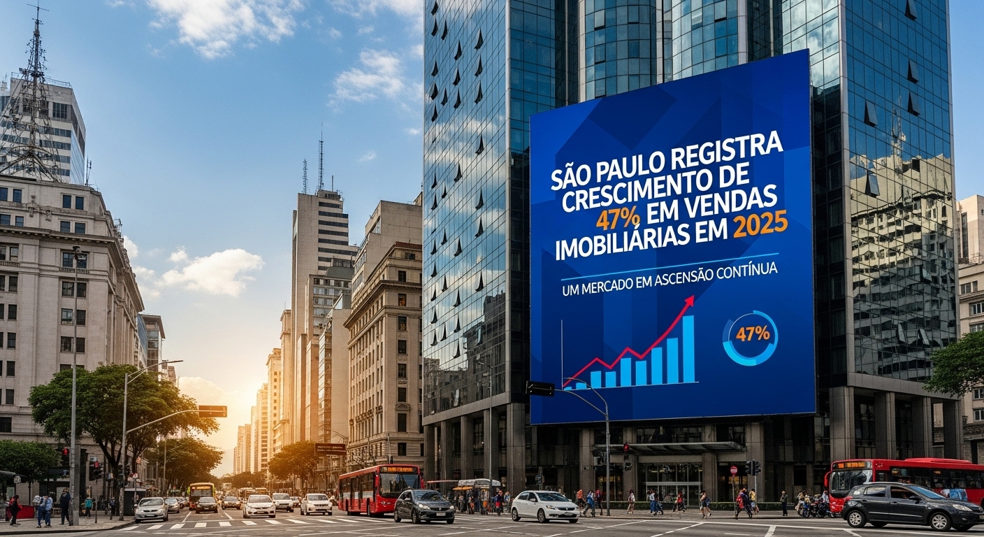 São Paulo Registra Crescimento de 47% em Vendas de Imóveis em 2025: O que Isso Significa para Compradores